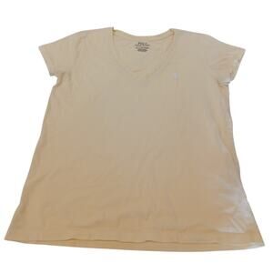 Polo Ralph Lauren Womens T-shirt Yellow Size XS